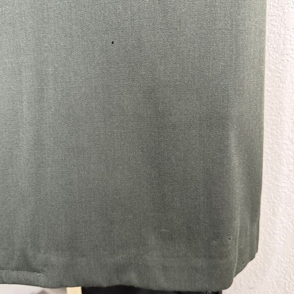 Vintage Military Wool Overcoat Gaberdine Belted Trench Removeable Liner 36L - Picture 7 of 16